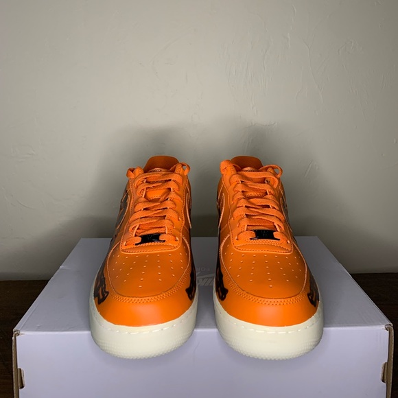 Nike Air Force 1 low ‘Orange Skeleton’ - Picture 6 of 10